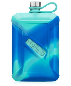 8oz Liquor Canteen Aqua Swirl