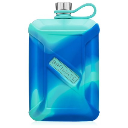 8oz Liquor Canteen Aqua Swirl