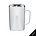 16oz Toddy Glitter White