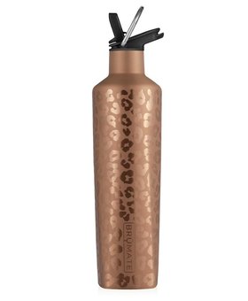 25oz Rehydration Bottle Gold Leopard