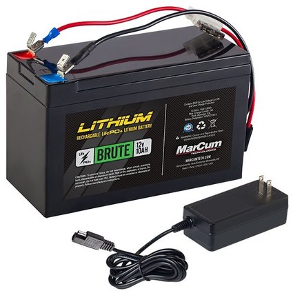 Marcum Brute Battery Kit 12V/10A LifeP04