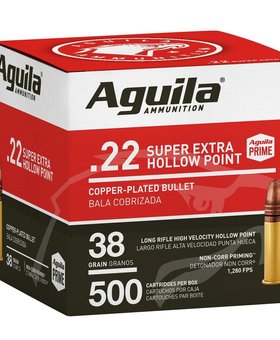 Aguila .22lr 38gr Super Extra HP 500count