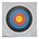 Golden Arrow Archery TARGET G.A. SINGLE SPOT 40 CM CASE OF 500