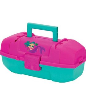 Plano Youth Tackle Box - Mermaid - Magenta/Teal