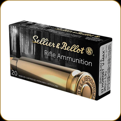 Sellier & Bellot 17 Hornet 20 gr V-max 20 rds