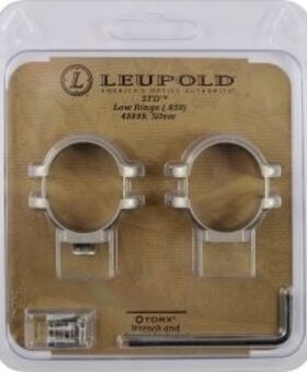 Leupold STD 1" Low Silver 49899