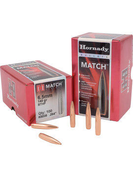 Hornady 6.5 140 GR BTHP MATCH