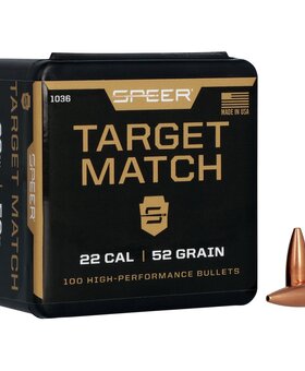 Speer Bullets 22 cal53 gr bthp # 1036