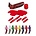 10 PC Lmb Shox Kit LH PNK