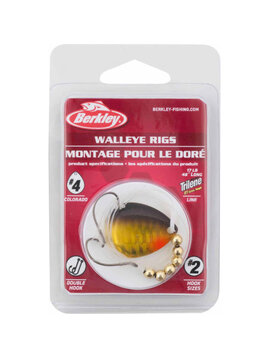 Berkley Walleye Rig Indiana - WRDH14-HGLD Dbl Hook