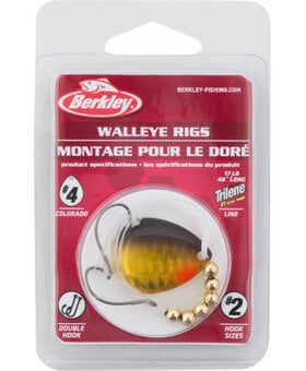 Berkley Walleye Rig Indiana - WRDH14-HGLD Dbl Hook