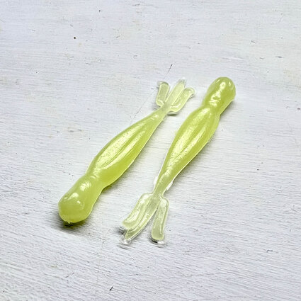 1.5" Baby Invader Charteuse Glow