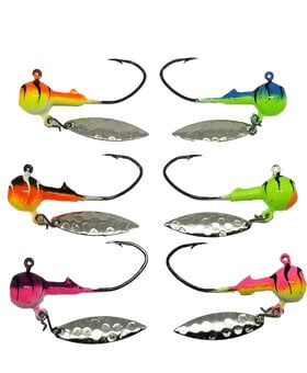 Big Sky Flies & Jigs Big Sky Dlx UM H 3/8 Or/Lem/Blk