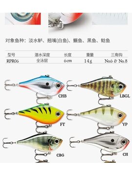 Rapala Rippin Rap RPR06 YP