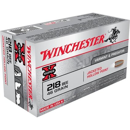 Winchester 218 BEE 46 GR HP 50 CT.