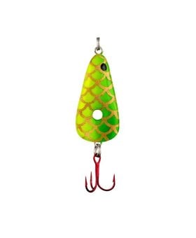 lindy Glow Spoon 1/16 Chartreuse Scale