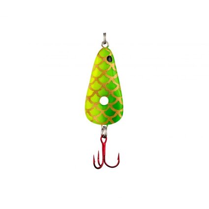 lindy Glow Spoon 1/8 Chartreuse Scale