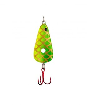 lindy Glow Spoon 1/4 Chartreuse Scale