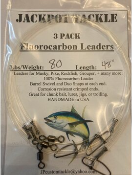 Fluoro Leader 80# 12"