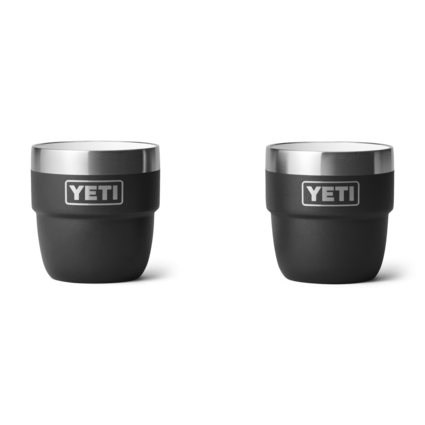 Yeti 4oz Stackable Ceramic Cups (2pk) Black