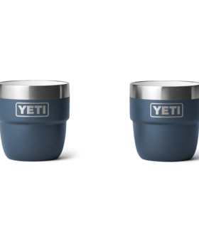 Yeti 4oz Stackable Ceramic Cup (2pk) Navy