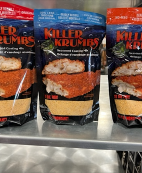 Killer Krumbs 33% less salt