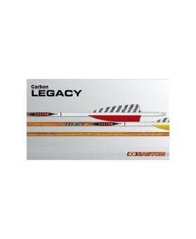 Easton Carbon Legacy 400 4" Feather 6 pk