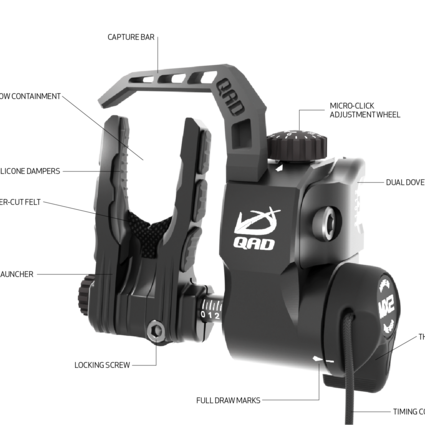 QAD Ultrarest QAD MX2 blk left hand