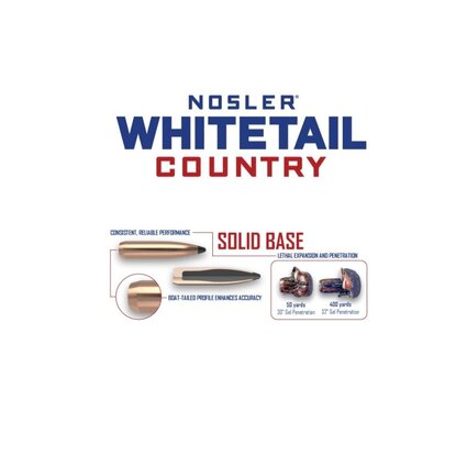 Nosler 7mm-08 140gr Whitewtail Ammo