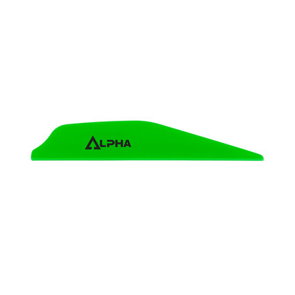 Bohning Alpha Ar1250 2.8" 100pk NEON GREEN