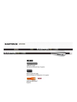 Easton 500 5.0 5mm match shafts