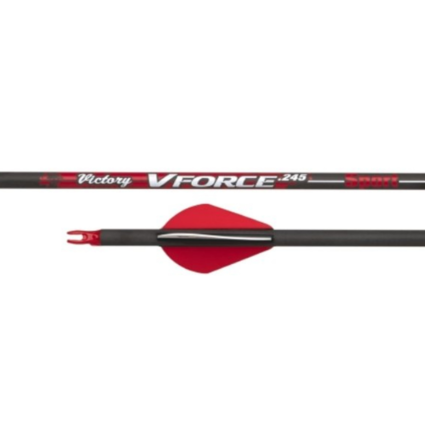 Victory 600 VForce Sport Fletched w/80gr ss 1 piece pt