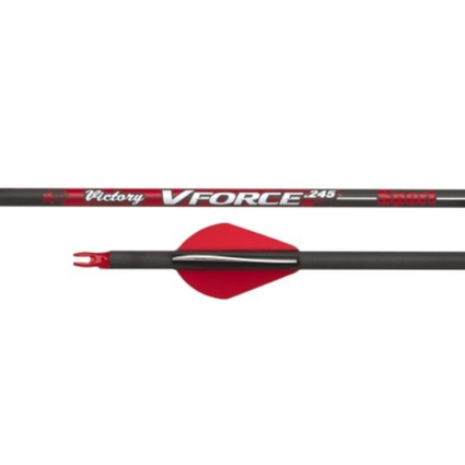 Victory 500 VForce Sport Fletched w/80gr ss 1 piece pt