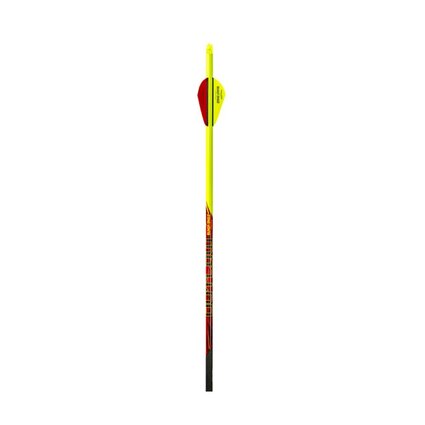 Black Eagle Arrows 400 Outlaw 6 pk yellow crested