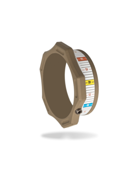 HHA NYTRX PRO YARDAGE WHEEL DESERT SAND CERACOTE