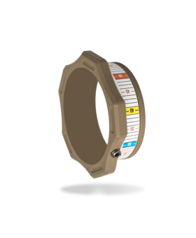 HHA NYTRX PRO YARDAGE WHEEL DESERT SAND CERACOTE