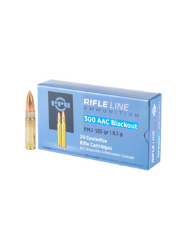 PPU 300 AAC BLACKOUT 125 GR FMJ