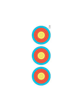 Single 3 Spot 60cm Target