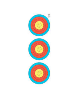 Single 3 Spot 60cm Target