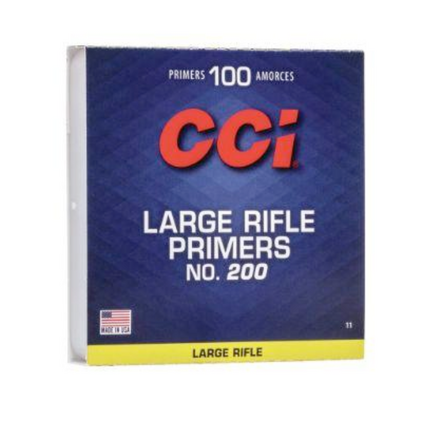 CCI #200 Lge Rifle Primers 100 ct.