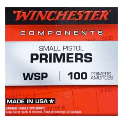 Winchester sm pistol primers winchester