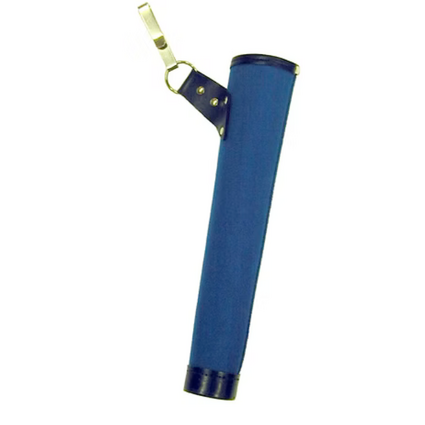 Golden Arrow Archery Quiver 3 Tube Cordura Blue left hand
