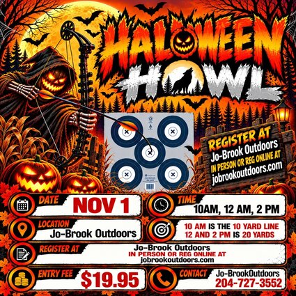 jobrook Halloween Howl 300 2 pm start time 20 yard