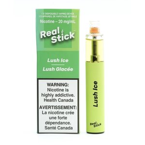 REAL STICK REAL STICK 20MG DISPOSABLE - LUSH ICE