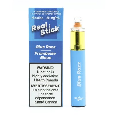 REAL STICK REAL STICK 20MG DISPOSABLE - BLUE RAZZ