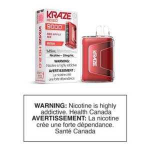 KRAZE HD 2.0 DISPOSABLE - RED APPLE ICE (CLEARANCE)