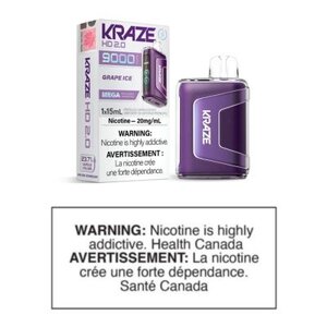 KRAZE HD 2.0 DISPOSABLE - GRAPE ICE