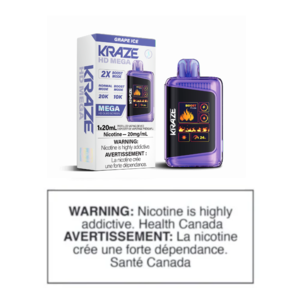KRAZE HD MEGA DISPOSABLE - GRAPE ICE