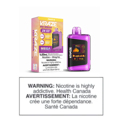 KRAZE HD MEGA DISPOSABLE - FRUIT G