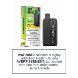 FLAVOUR BEAST BEAST MODE MAX 18K DISPOSABLE - SUPER SOUR LEMON ICED